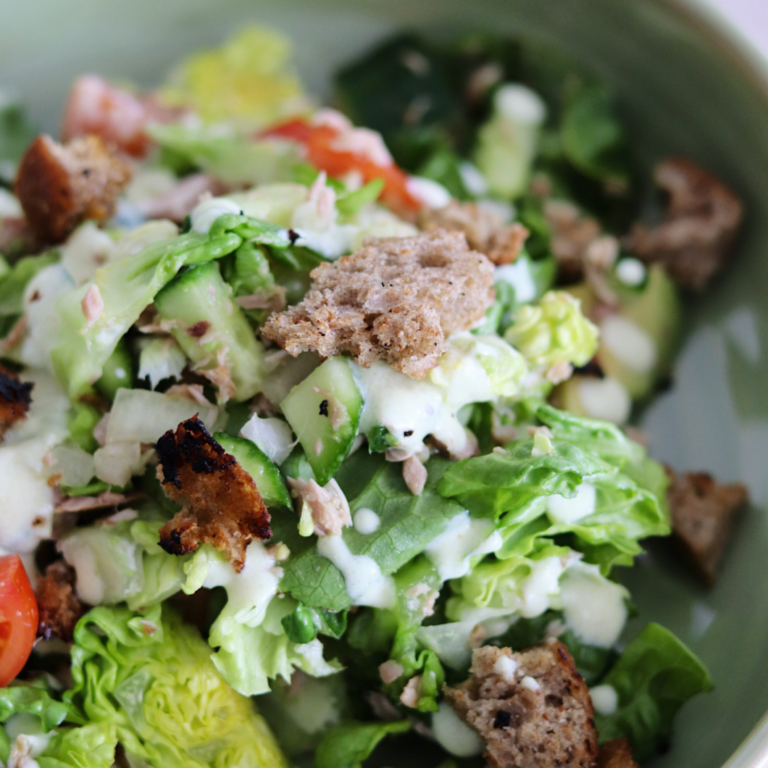 Paprika-bloemkoolschotel met feta